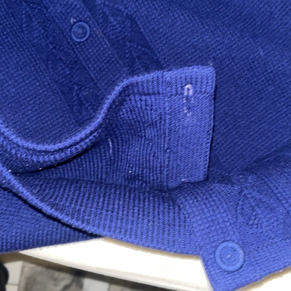 RARE VINTAGE DORSET BUTTON FRONT CARDIGAN WOMANS NAVY SZ M - Picture 16 of 16